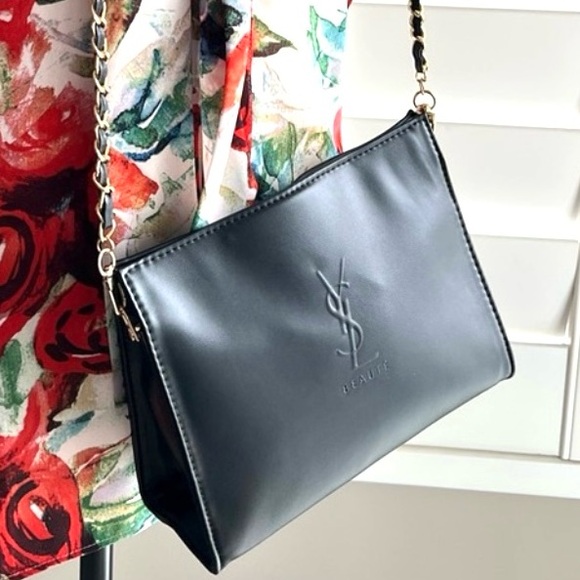 🆕YSL Black Shoulder Clutch + NEW YSL Satin lipstick 💄 RM - Picture 11 of 16